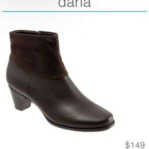 Soft Walk Dark Brown Leather Upper and Sock Versatile Closet Staple Womens 9W